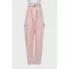 Pink Jeans with Belt