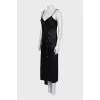 Black dress with buttons