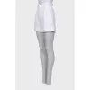 White fitted shorts
