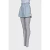 Shorts with frill and patch pockets