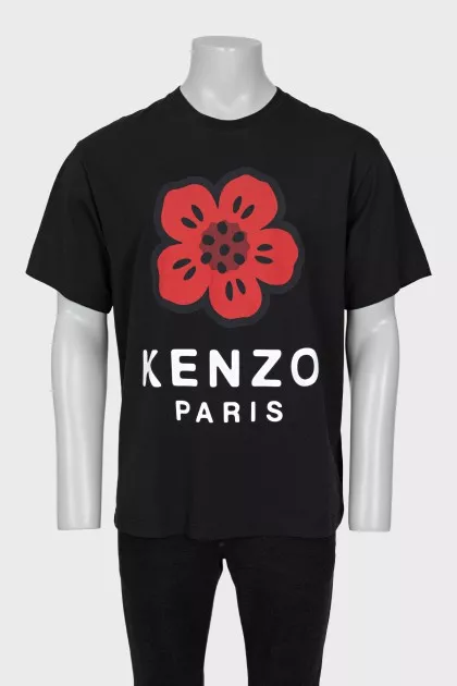 Men's Black T-Shirt With Tag