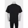 Men's Floral Print T-Shirt With Tag