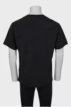 Men's Floral Print T-Shirt With Tag