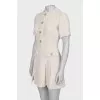 White tweed dress