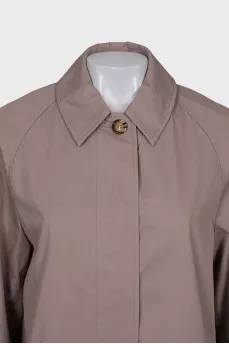 Pink Double Breasted Coat with Tag