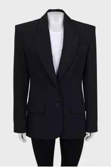 Fitted button-down jacket