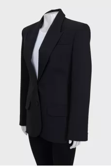 Fitted button-down jacket