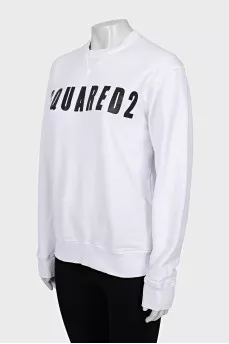 Sweatshirt with brand logo
