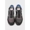 Men's suede and leather sneakers with logo