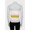 Open top drawstring top