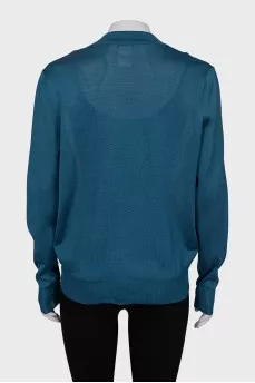 Silk set of a T-shirt and a jumper