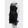 Black mesh dress