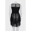 Black mesh dress