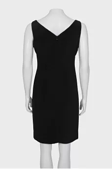 Black dress with lace sleeves