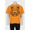 Men's orange t-shirt