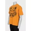 Men's orange t-shirt
