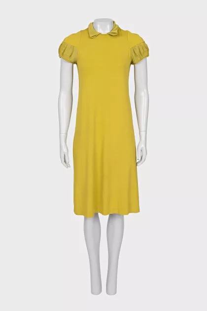 Short sleeve button down dress
