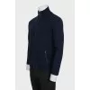 Men's zippered cardigan