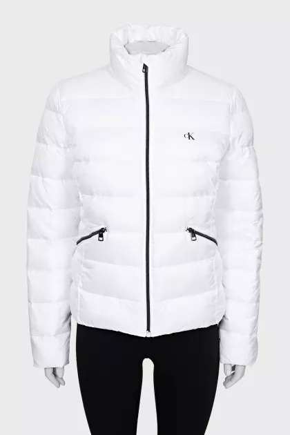 Straight white jacket