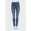 Джинси skinny fit синього кольору