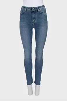 Blue skinny fit jeans
