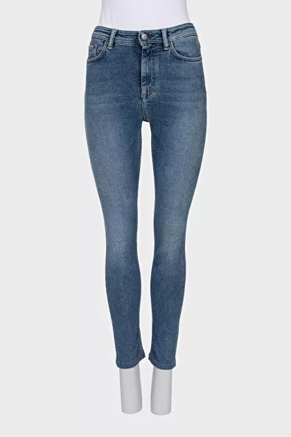 Джинси skinny fit синього кольору