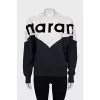 Sweatshirt with branded print