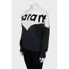 Sweatshirt with branded print