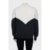 Sweatshirt with branded print