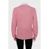 Thin jumper with a round neck
