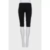 Black skinny shorts