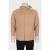 Men's reversible jacket made from baby cashmere