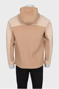 Men's reversible jacket made from baby cashmere