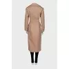 Beige raincoat with buttons