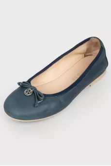 Children's ballerinas with a bow