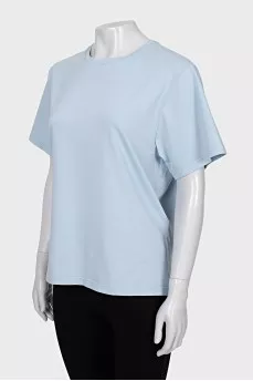 Light blue straight cut t-shirt