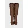 Insulated brown boots
