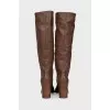 Insulated brown boots