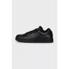 Men's insulated leather sneakers