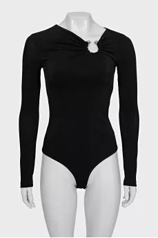 Bodysuit with silver decor
