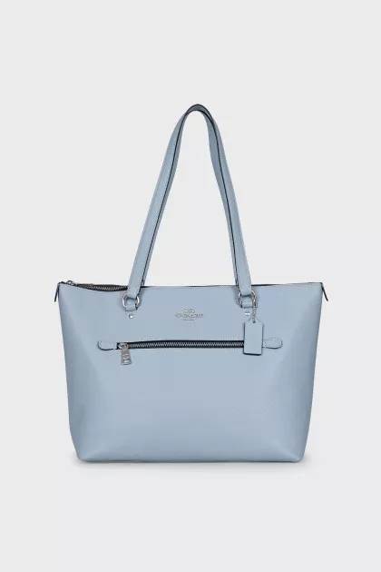 Blue canvas tote