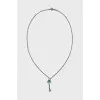 Silver pendant in the shape of a key