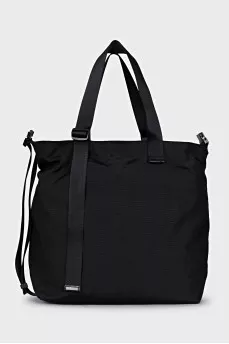 Black textile bag