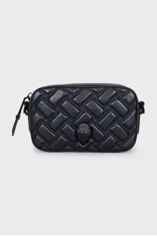 Quilted leather crossbody bag