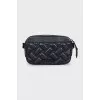 Quilted leather crossbody bag
