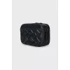 Quilted leather crossbody bag