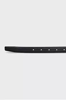 Belt with gold logo