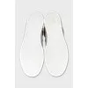 Insulated white boots