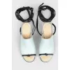 Peppermint sandals and lacing