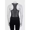 Perforated T-shirt with tag